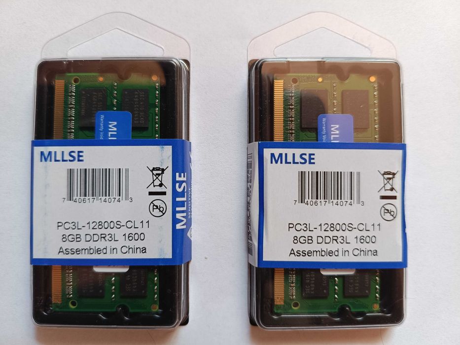Memorie RAM Laptop SODIMM MLLSE DDR3L 1x8GB, 1600MHz - NOU / SIGILAT