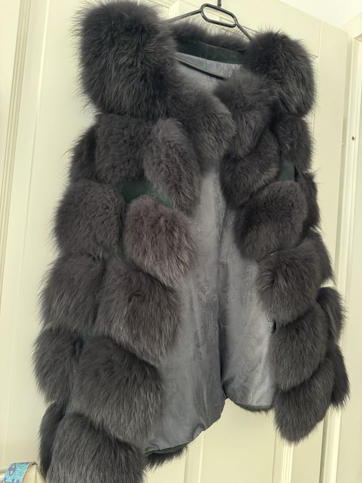 Vand vesta de blana naturala