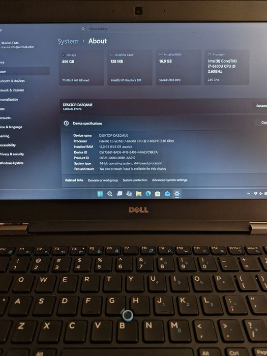 Ultrabook Dell Latitude E7470 | i7 | 16GB RAM | 512GB SSD | Ecran Full HD
