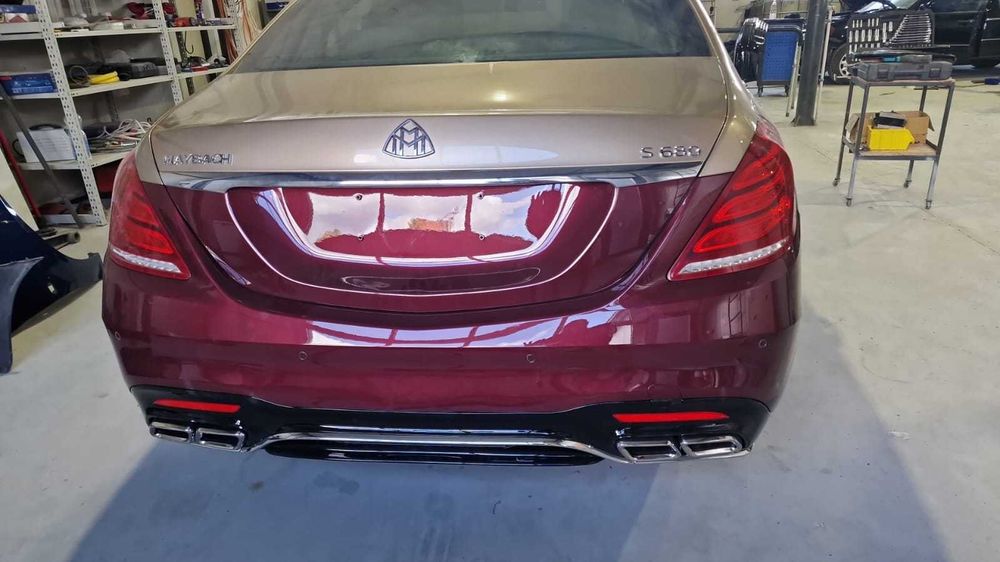 Pachet Kit Mercedes W222 S-Class cu faruri Facelift 2013-2017 S63 AMG Design