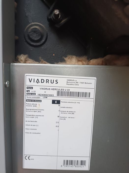 Centrala termica VIADRUS pe lemne 30kw