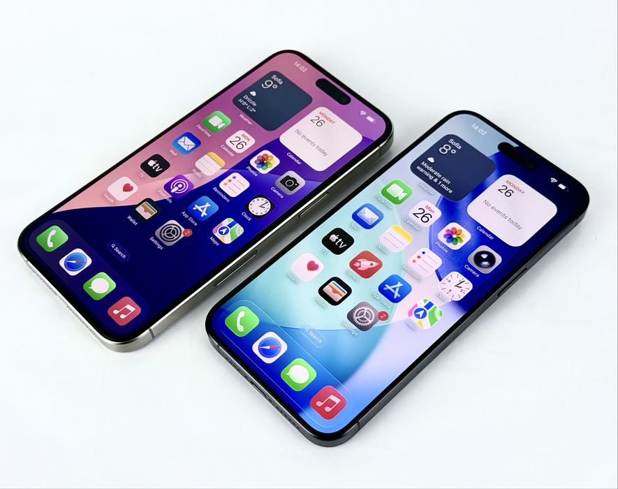 Apple iPhone 15 Pro Max 256GB Natural / Black USA Перфектен! Гаранция!