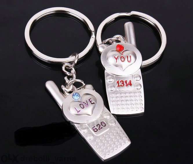 Ключодържател за влюбени - цената е за комплекта