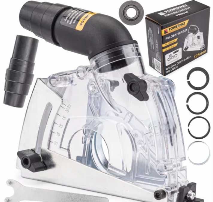 Прахоуловител за ъглошлайф - POWERMAT 125/32T - TBS1012