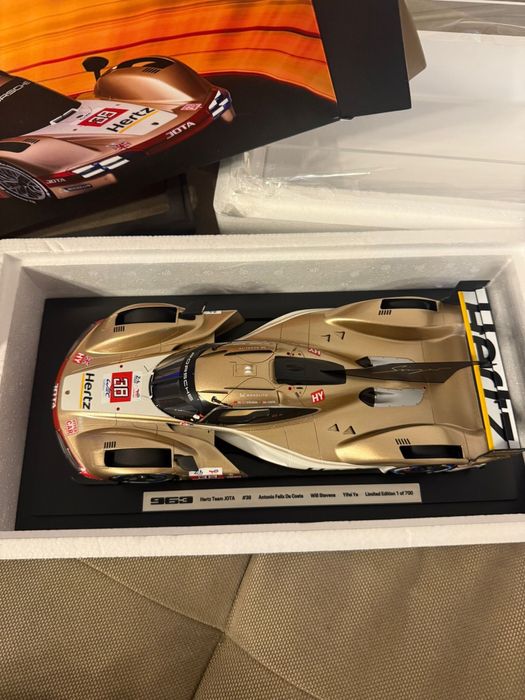 Macheta 1:18 Spark Porsche 963 Hertz Team Jota #38 nr 1 of 700 Noua