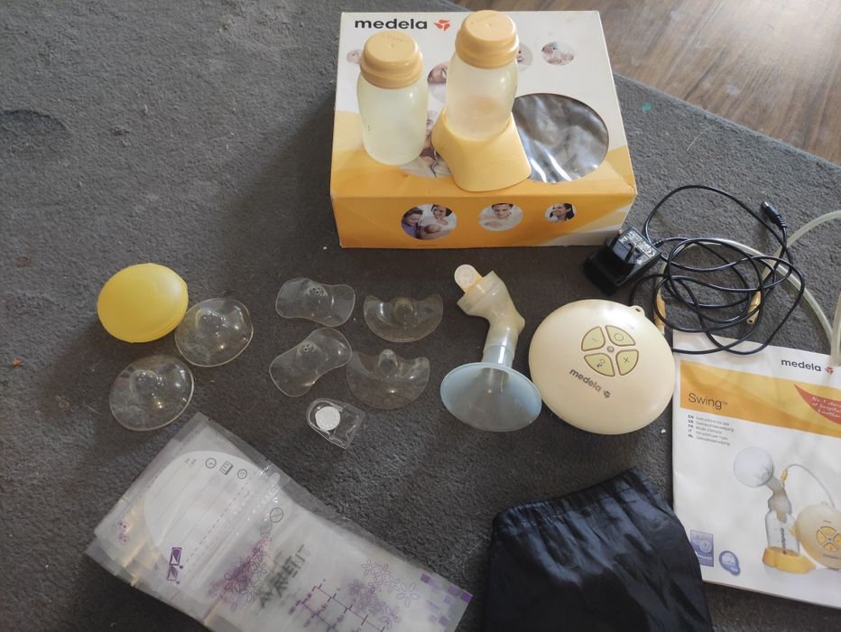 Електрическа помпа за кърма Medela swing ПОДАРЪК торбички за кърма