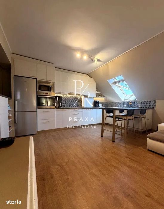 Apartament 3 camere, 65mp, mobilat, parcare, scara interioara, Edgar Q