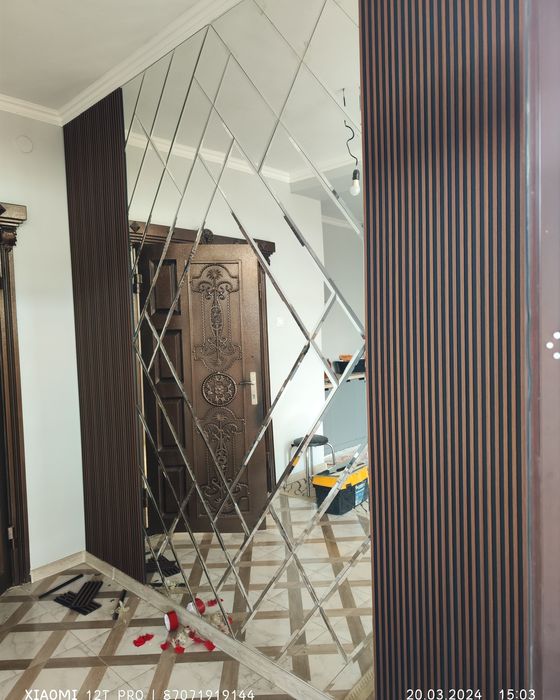 Фацетные зеркало. Зеркало панно