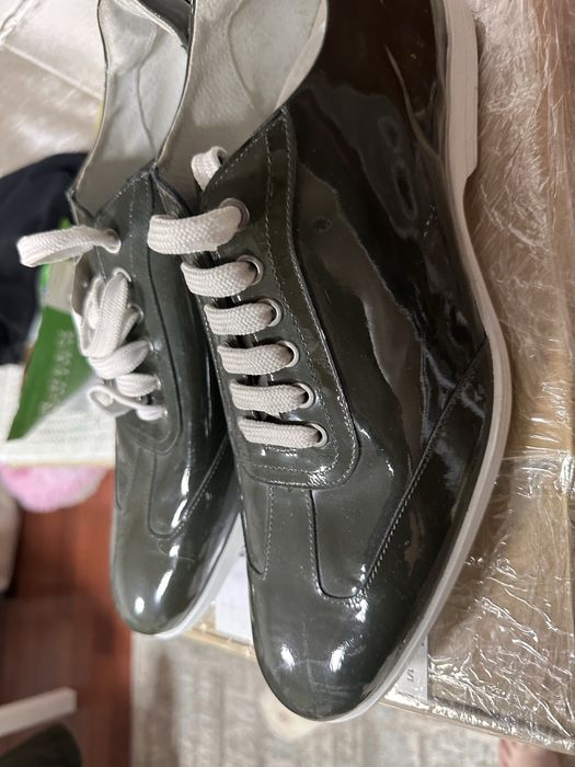 Ботинки канада зеленые,мужские