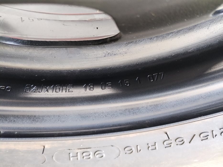 Roată Rezervă Originală Dacia Duster 5x114,3 R16 ET50 +anvelopă  nouă