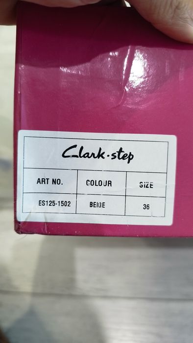 Сапоги натуралка 36р. Clark бренд