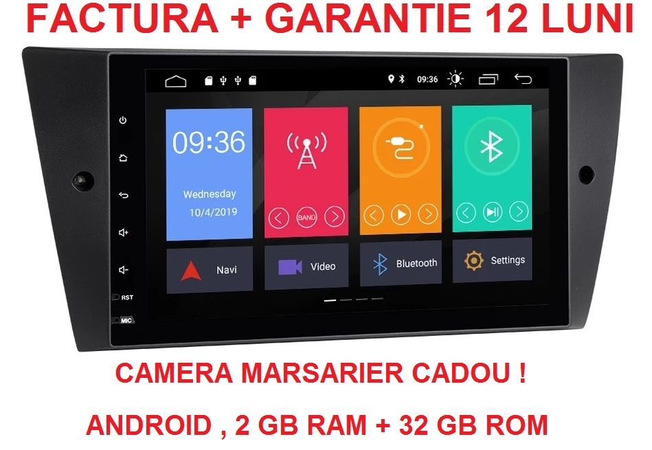 Navigatie BMW Seria 3 E90 E91 , Noua Garantie Camera Marsarier Gratis