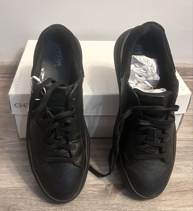 Мъжки кожени обувки Geox Respira