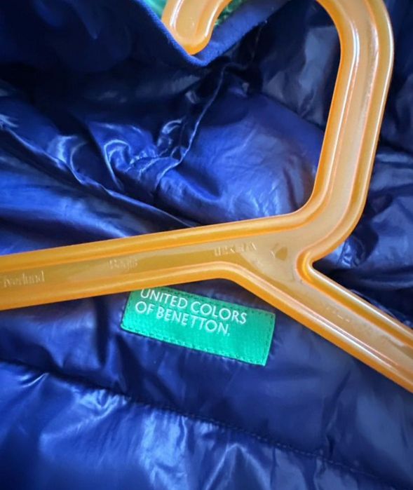 Пуховик Benetton на мальчика 6-7 лет