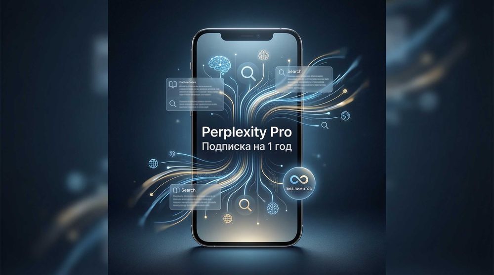 Подписка Perplexity Pro на 12 месяцев