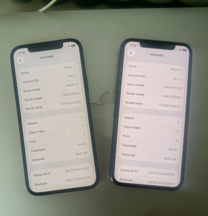 Iphone 12 si iphone 11 pro