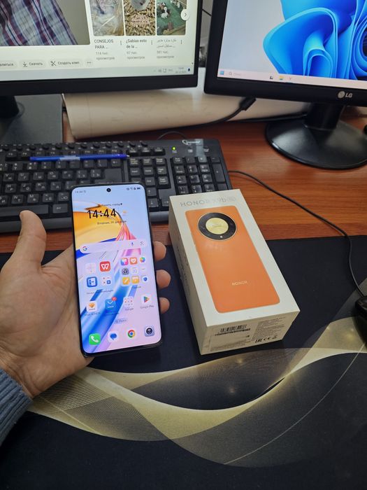 Honor X9b 8+8/256gb(2024)iwlawi zur aybi yuq tozza telefon uyaltirmayd