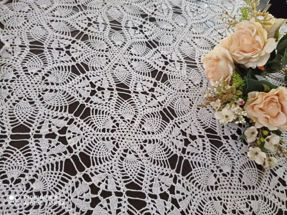 Скатерть вязанная