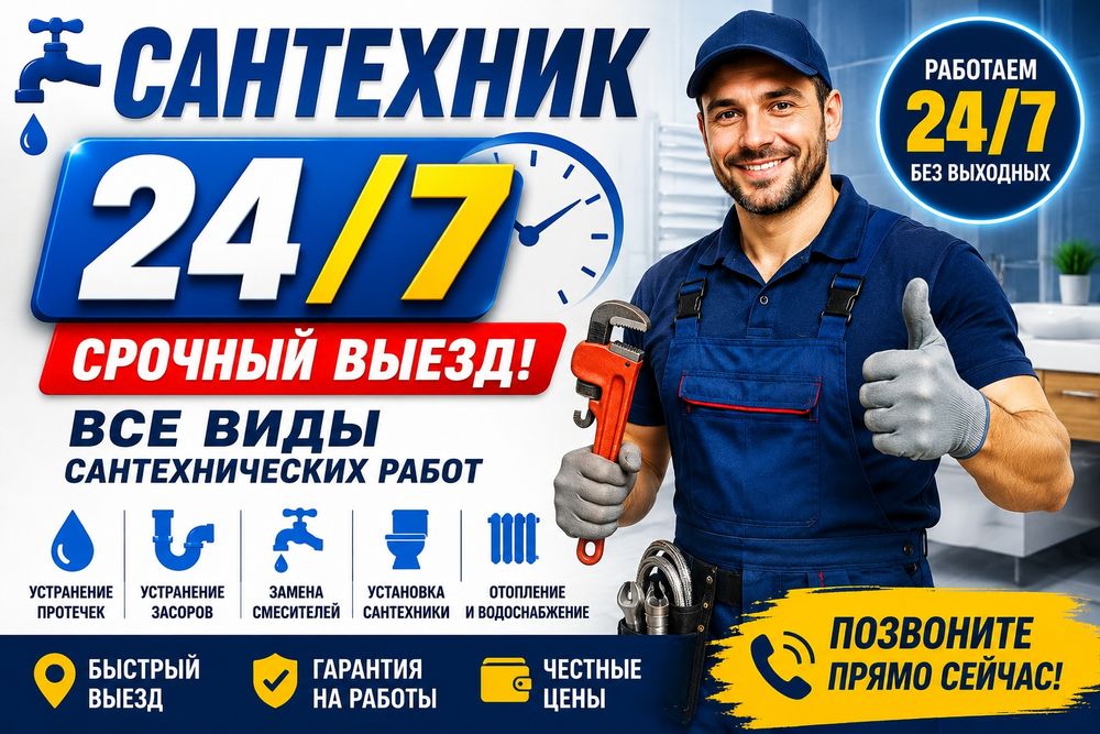 САНТЕХНИК 24/7  Петропавловск