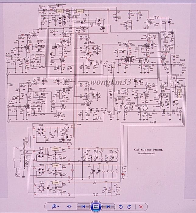 Preamplificator lampi