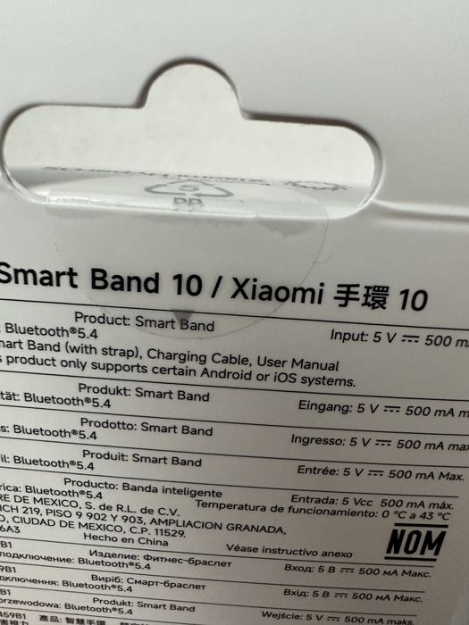 Xiaomi Smart Band 10 Midnight Black, nouă și sigilată