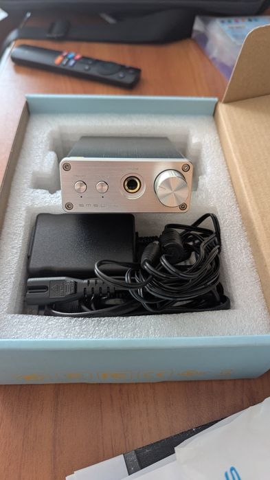 ЦАП усилитель SMSL SD-793 ii silver, 6,3mm TRS 20Hz-20kHz RCA cox. opt
