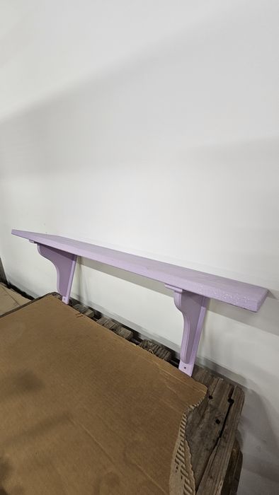 Рафт ИКЕА EGBY HENSVIK Боядисан в Лилаво с отблясъци