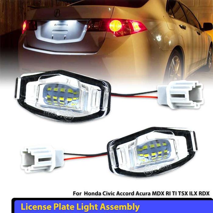 Плафони за Заден Номер за Honda 7 8 9 генерация Acura Хонда плафони