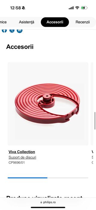 Vand aparat de preparat salate Philips HR1387