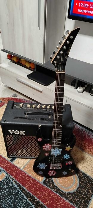 Chitara electrica cu cub chitara vox 50w