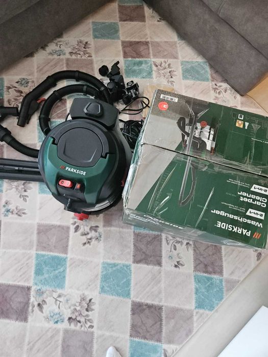 Прахосмукачка Parkside PWS 20 E4, 250 AirWatt, 20л, инокс, за мокро и сухо почистване