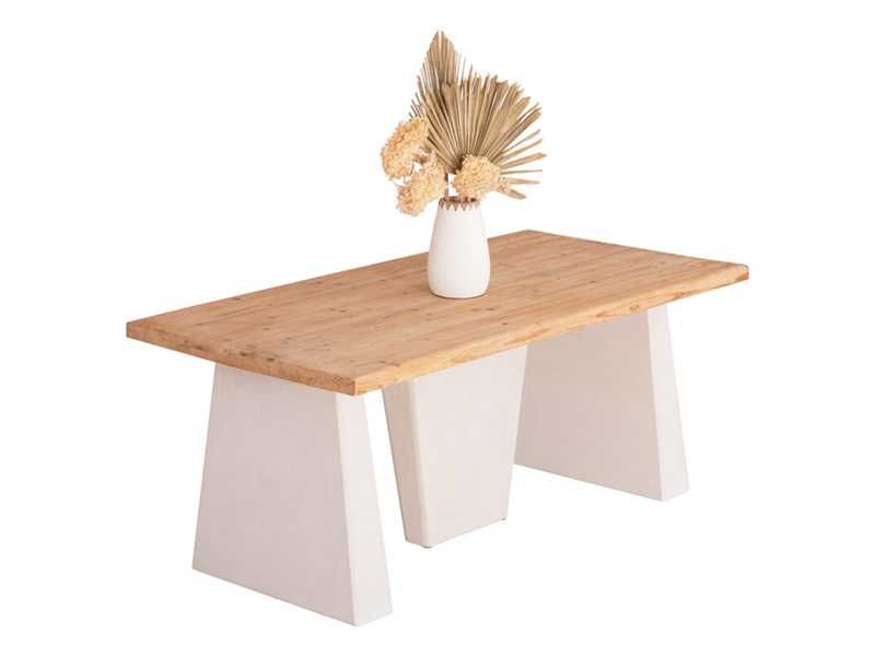 Маса, HM18042, Бял, Мдф, 180х90х75см.