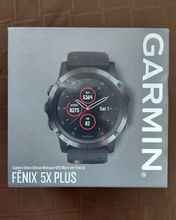 Garmin Fenix 5X Plus Sapphire Edition (Отлично състояние)