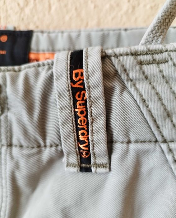 100% Оригинални страхотни мъжки къси карго панталони SUPERDRY!
