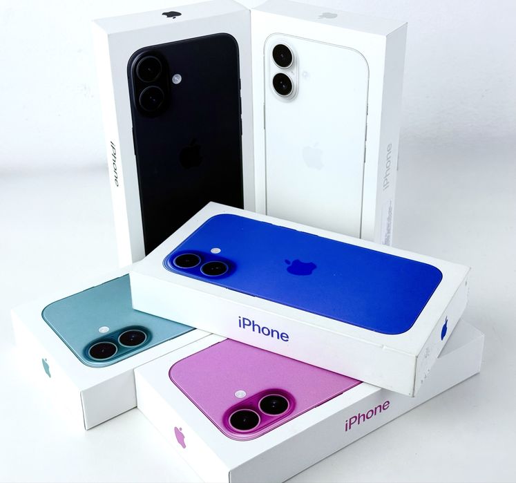 НОВ! Apple iPhone 16 256GB Ultramarine / Black / Teal / Pink / White