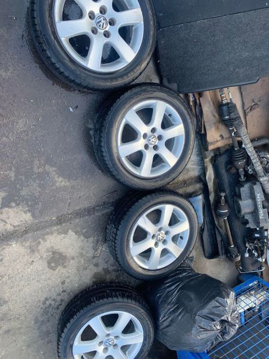 Vand set de Jante cu cauciuc Volkswagen Polo 9N, 2001-2009, 195/55 R15,  6Q0601025R