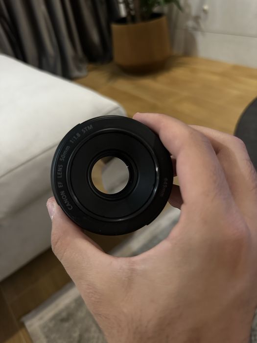 Obiectiv Canon EF 50mm f/1.8 STM – ca nou, 2 utilizări, factură F64