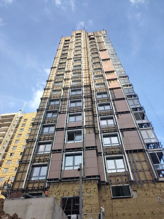 Вентилируемый фасадные работы