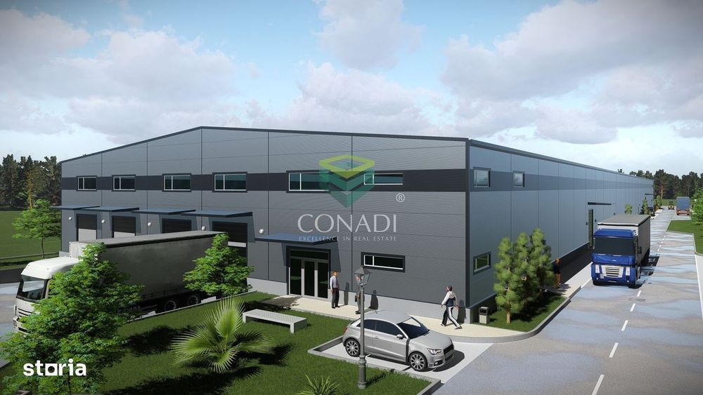 Teren de vanzare cu autorizatie pentru 2 hale - Otopeni - 10.000 mp