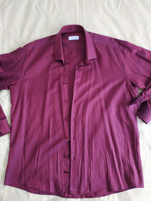 Cămașă bărbați 45, 46 noi și outlet alb, mov, albastru, maro, violet