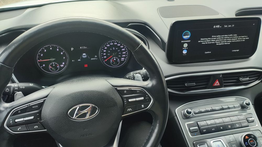 Hyundai Santa Fe ,Ultimate Calligraphy, 2022г.(фейслифт), 26хил. км.