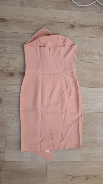 Rochie roz pudra fara bretele - marimea L