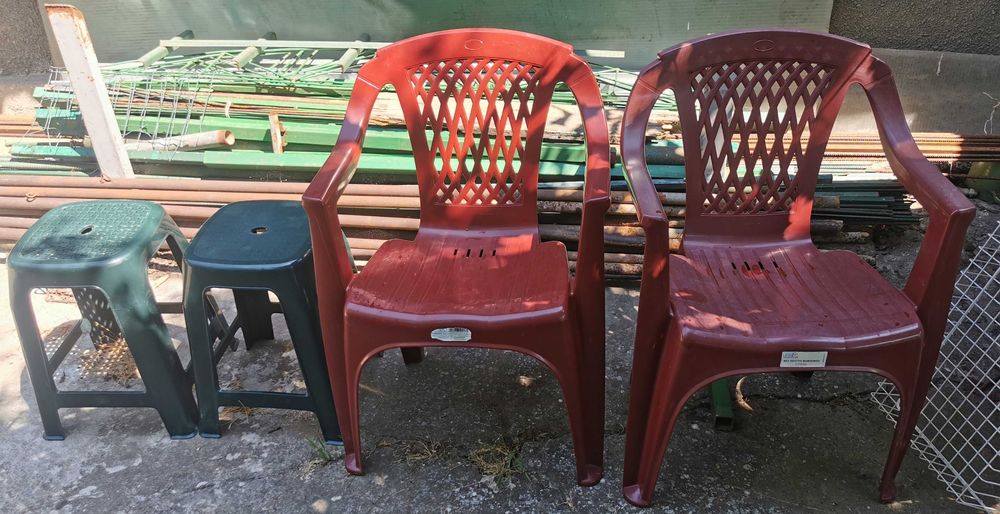 Scaun gradina, taburet plastic, scaun pliabil lemn