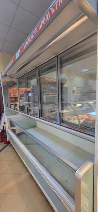 Минусова витрина Hauser RM-H, 261 см, 4 врати и долна ракла, за хладилна централа