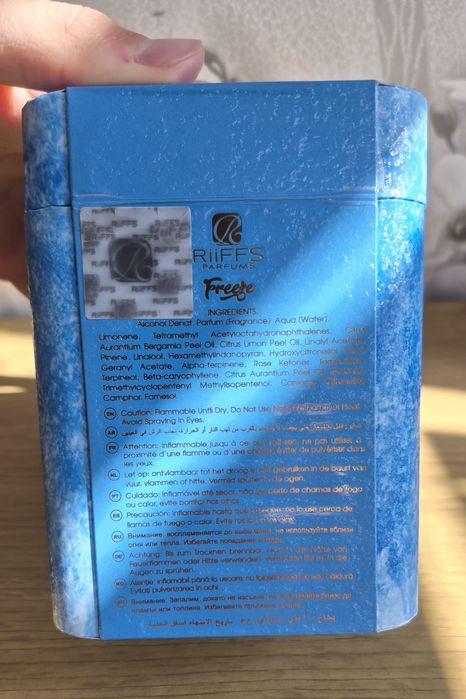 Парфюм Freeze – Riiffs (Extrait de Parfum) – 100 ml

Много свеж и прия