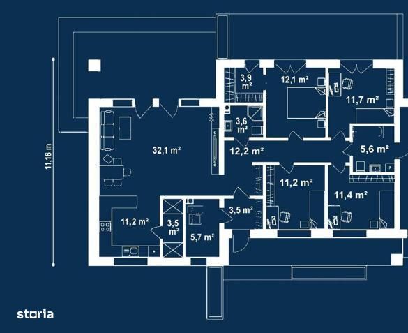 Inchiriere spatiu comercial, 115 mp., Gherla/Centru