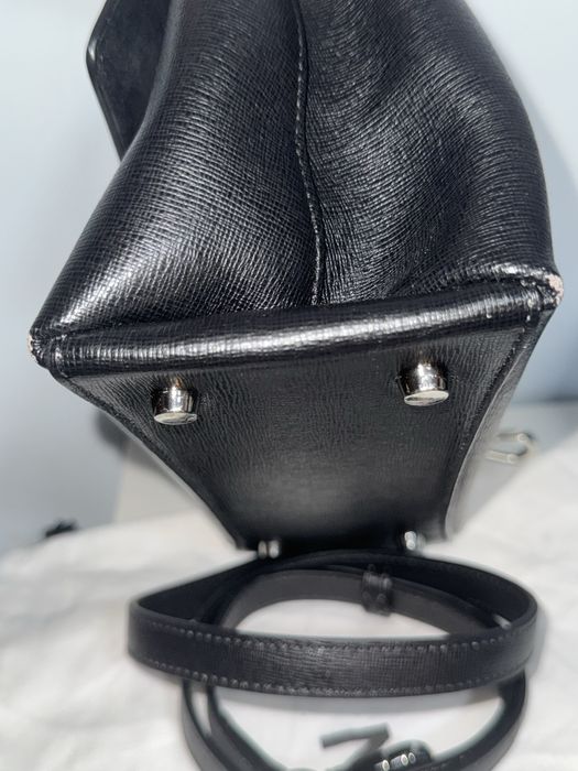 Чанта от естествена кожа на Зарена, черен цвят