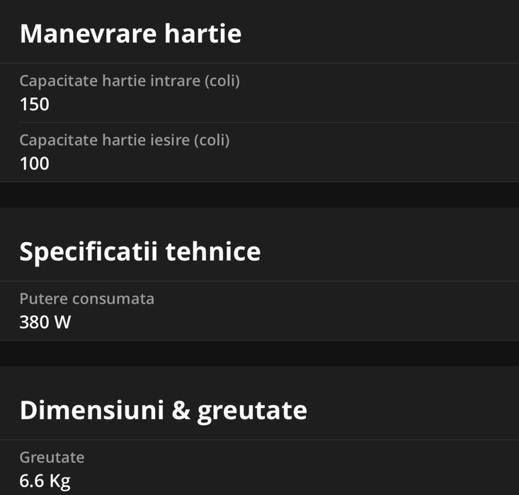 Imprimanta wirelles laser jet