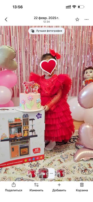 Прокат детские платье