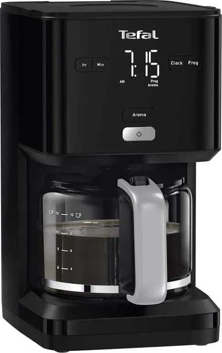Програмируема филтърна кафемашина Tefal Smart'n Light CM600840/Черна
